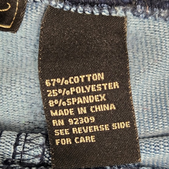 DG2 Diane Gilman Jeggings Womens XLT Blue Excellent Dark Wash Stretch Tall - Picture 9 of 9